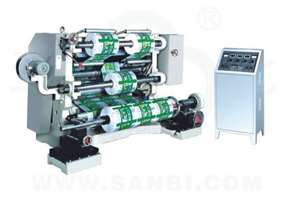 China Máquina do rewinder da talhadeira do rolo de filme plástico, máquina de papel do cortador da etiqueta fornecedor
