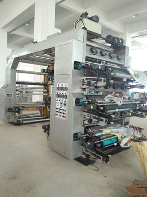 China Máquina de impressão Flexographic automática de 6 cores com rolo hidráulico fornecedor